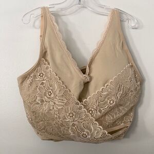 CaraMia Supportive Lace  Bra 2X